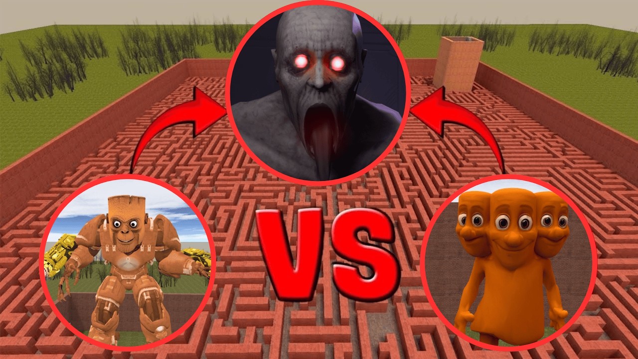 TUNG TUNG TUNG SAHUR vs SCP-096 vs GIGANT SAHUR | Garry’s Mod Epic Battle #garrysmod