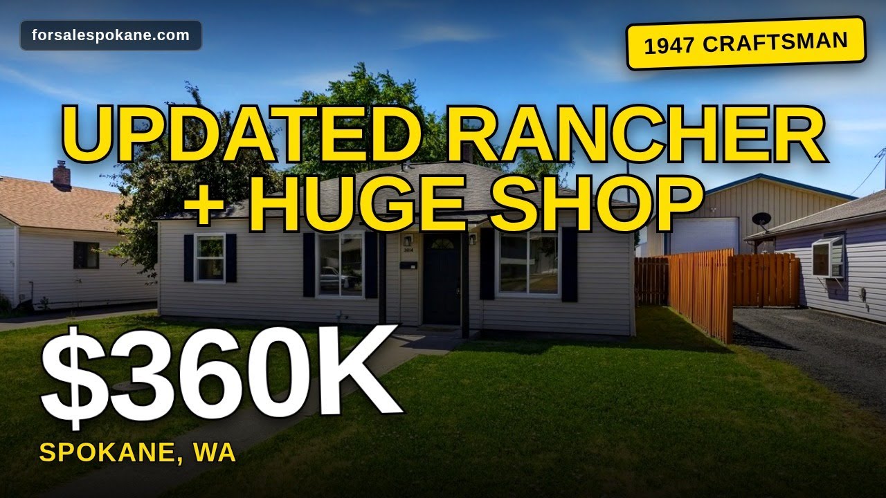 3014 E Ermina Ave | Spokane, WA | $360,000 | 4 bed, 1 bath, 1,216 sqft &mdash; Spokane Home for Sale