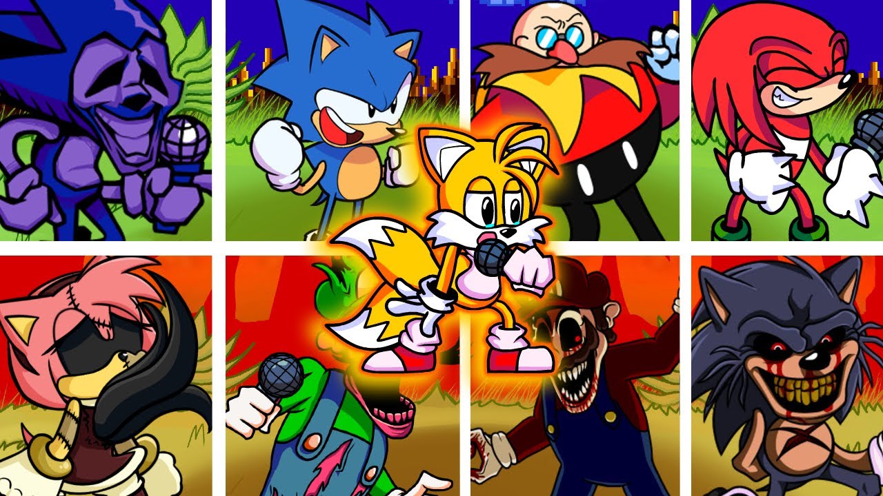 FNF | Chasing But Different Characters Sing It 🎶 | VS Tails.EXE | Mods/Hard/Sonic.exe/FC |