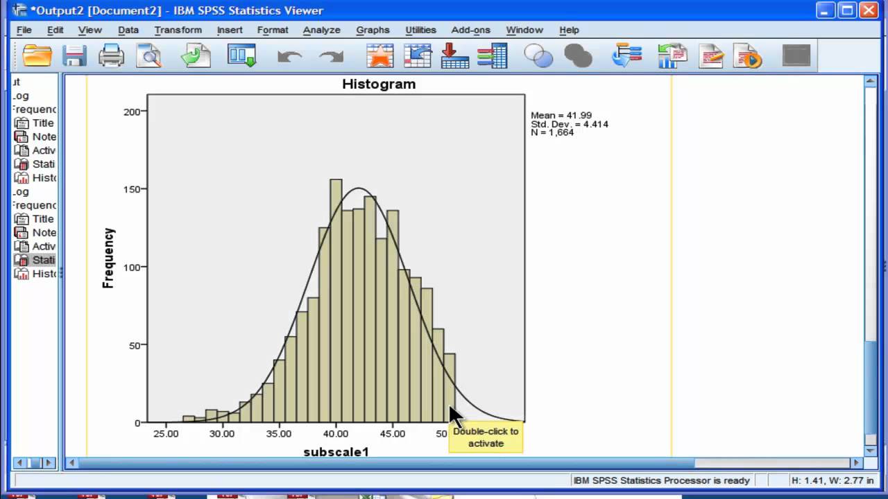 Skewness - SPSS (part 2)