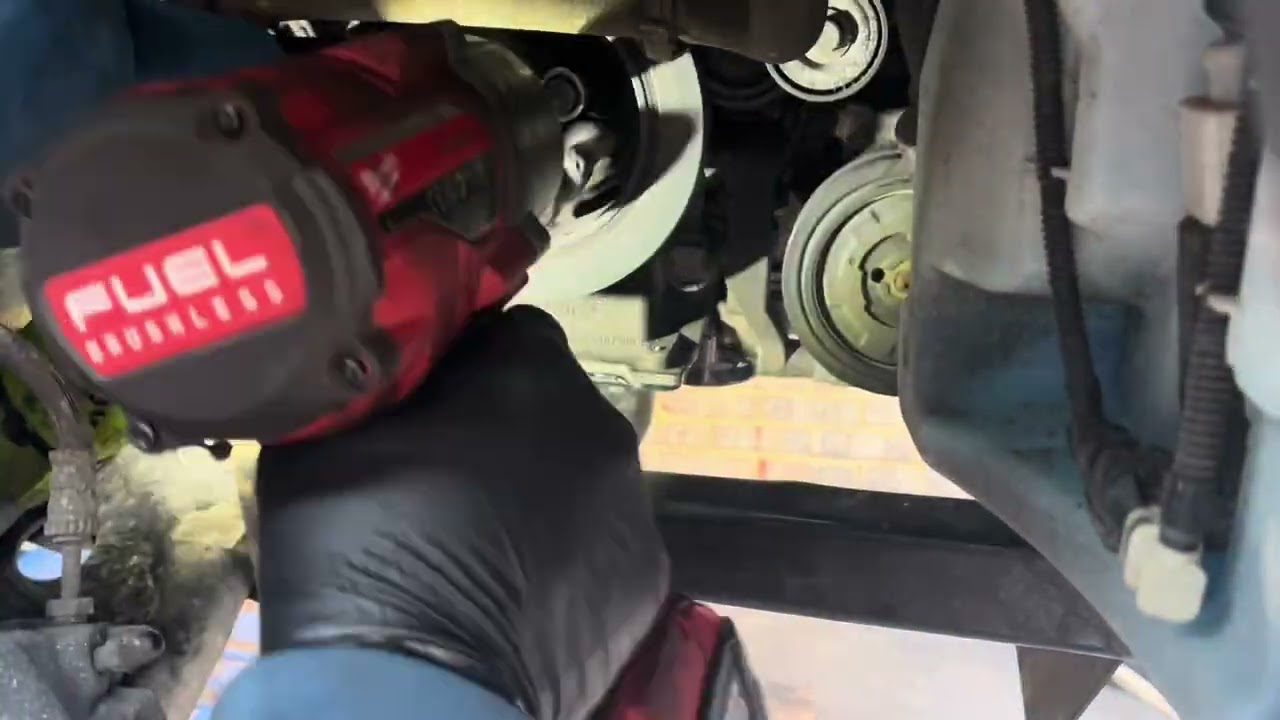 Crossland x oil pump pickup cleaning and wet timing belt replacement time lapse