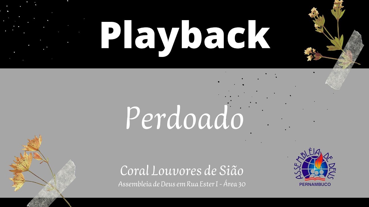 Perdoado - kit Playback