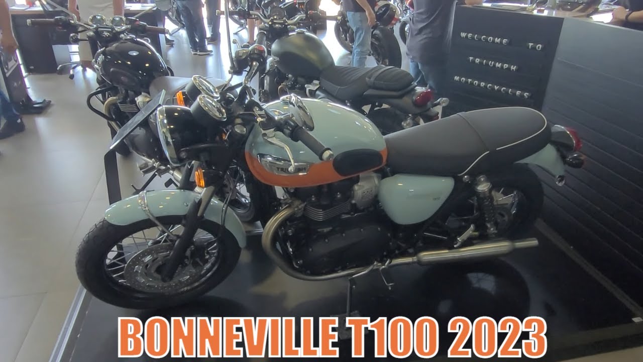 Uma 900 Impressionante! Conheça a Bonneville T100 2023 da Triumph