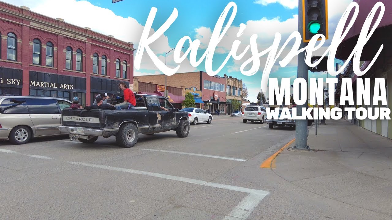 Kalispell Montana Downtown Walk | USA