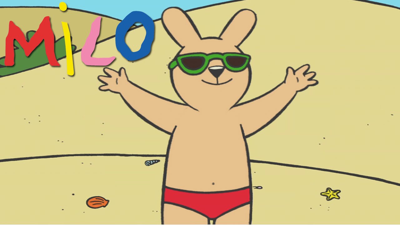 Milo goes to the beach | Cartoon for kids