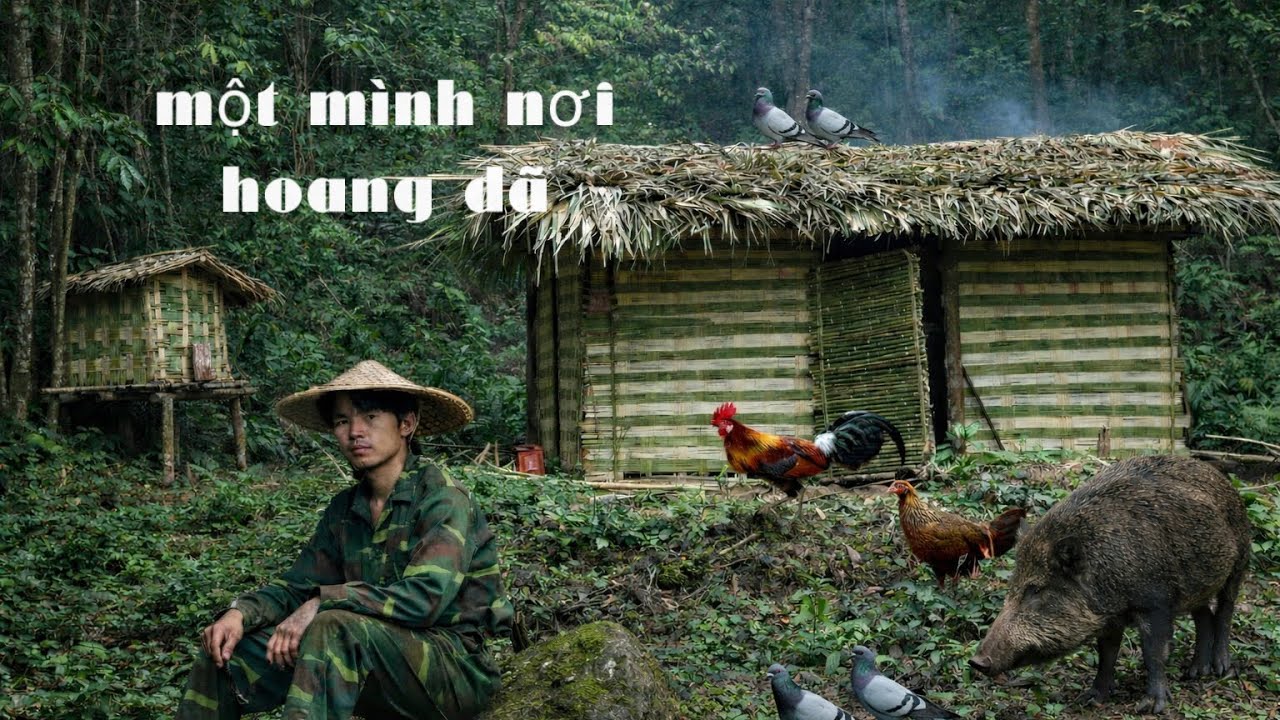 phung tay bac The young man lived alone, surviving in the deep, wild forest #survival #Amarom