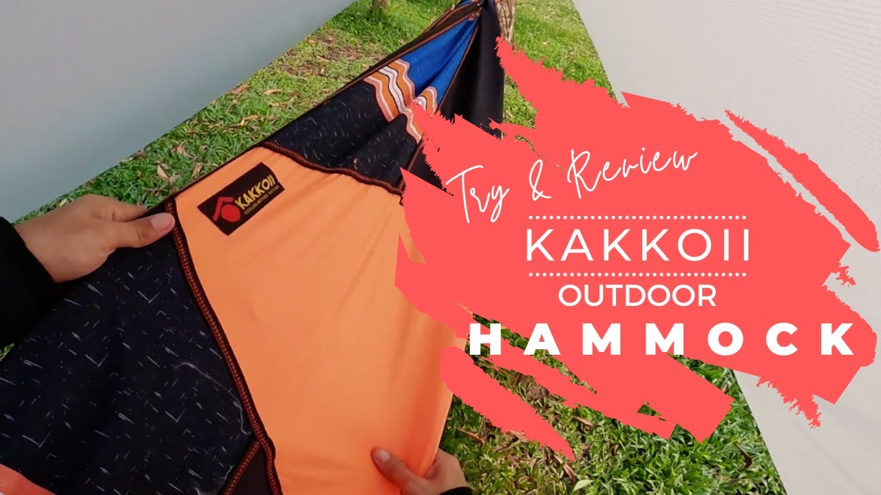KAKKOII Outdoor Hammock REVIEW & TENZING Tarp QUICK TEST