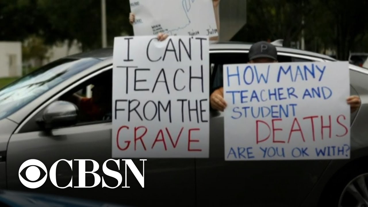 Florida records highest single-day death toll as debate over schools reopenings intensifies