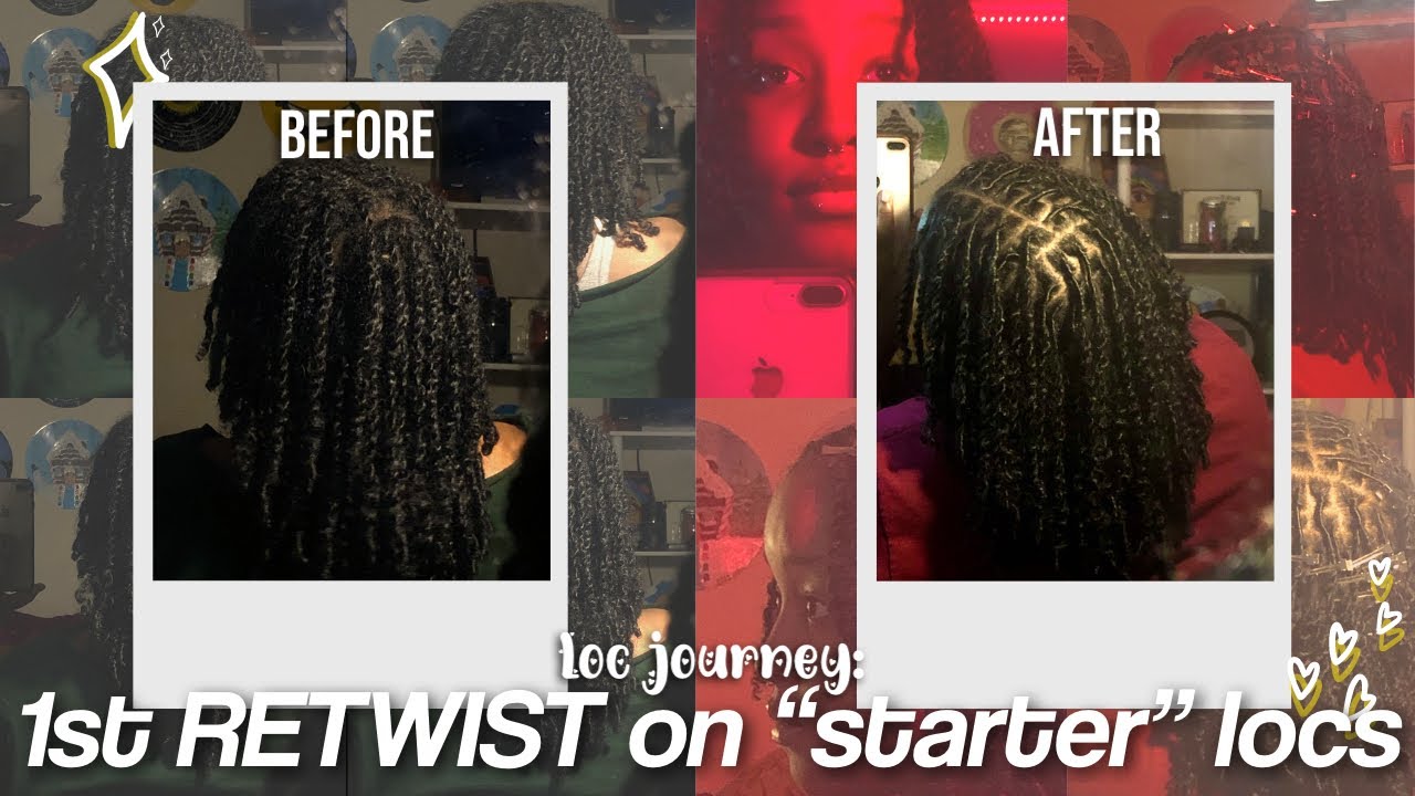 first retwist on starter locs FULL PROCESS | 3c/4a hair | loc journey 2022