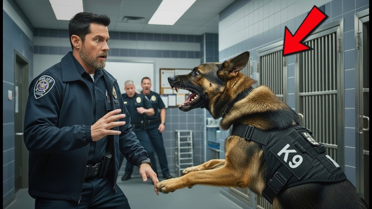 Nový důstojník se setkal se svým psím parťákem K9 — ale první zavrčení odhalilo mrazivé tajemství