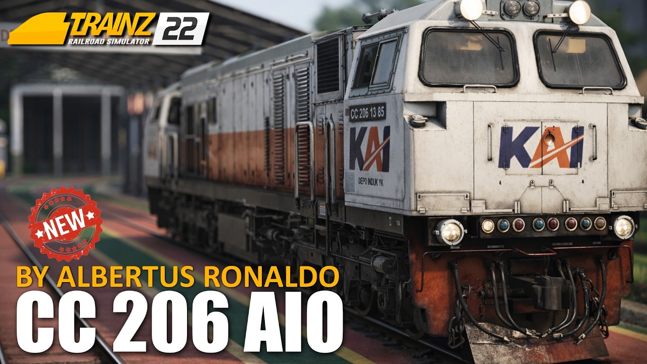 UPGRADE FITURNYA BANYAK! Review CC 206 By Albertus Ronaldo | TRAINZ SIMULATOR INDONESIA