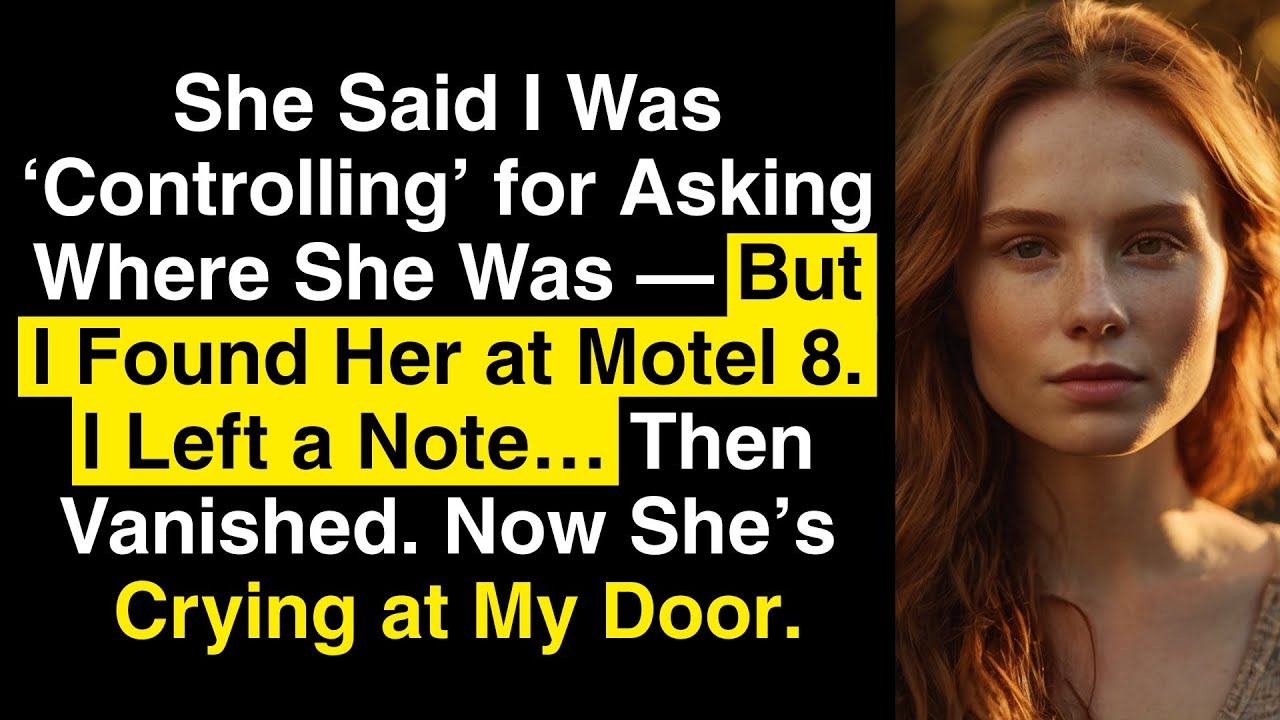 She Said I Was “Controlling” — So I Left a Note at Motel 8 and Vanished