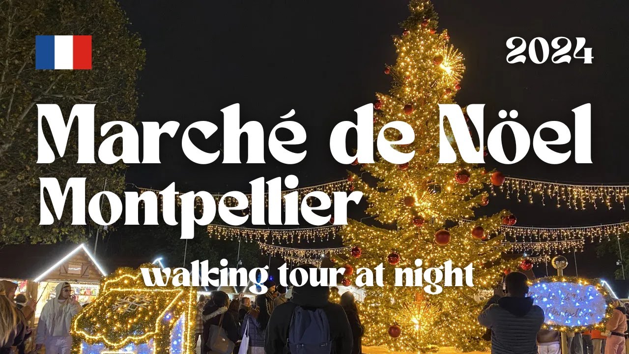Montpellier 🇫🇷 Christmas Market 2024 🎄| The Magic of Les Hivernales at Place Royale du Peyrou