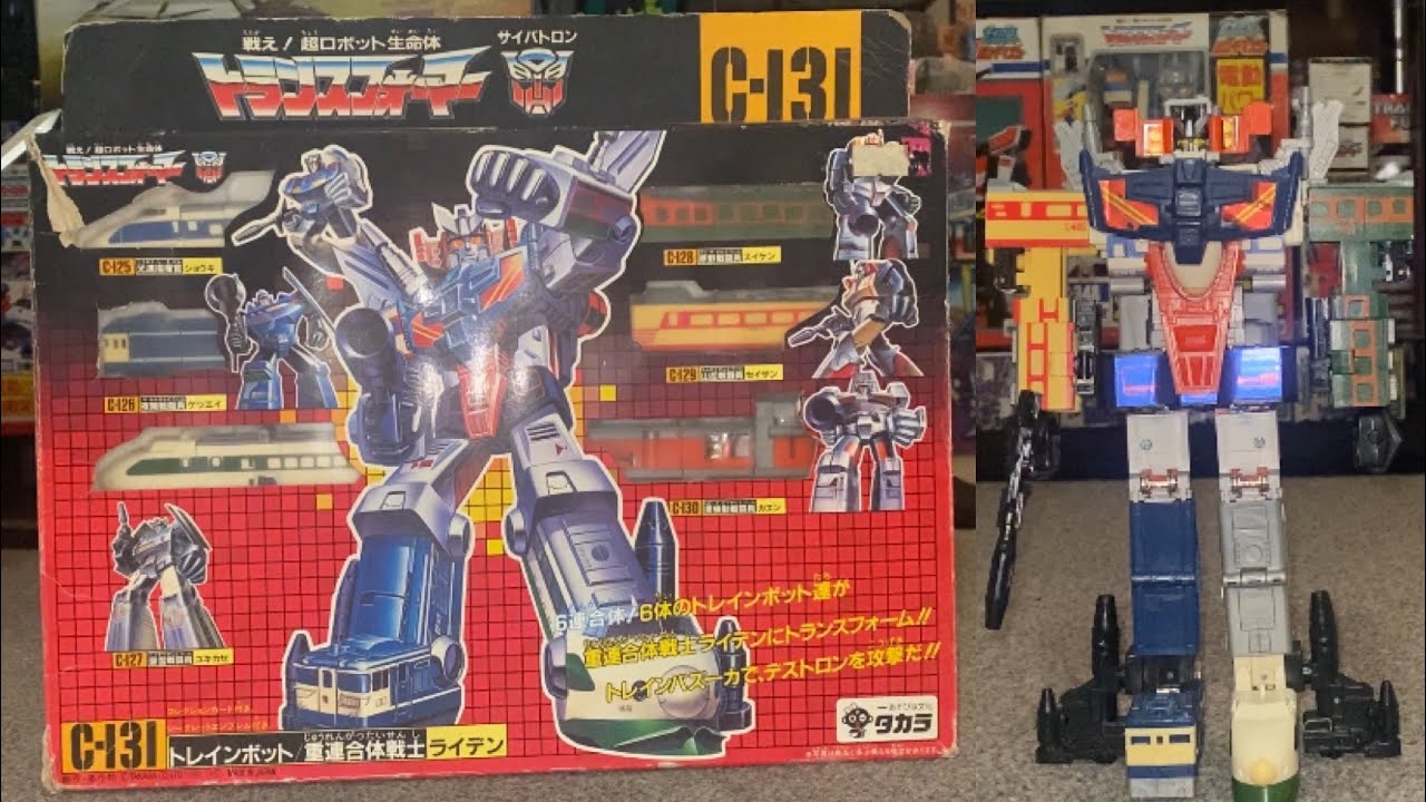 Transformers generation one Raiden combining  transformation combination process video. G1 review