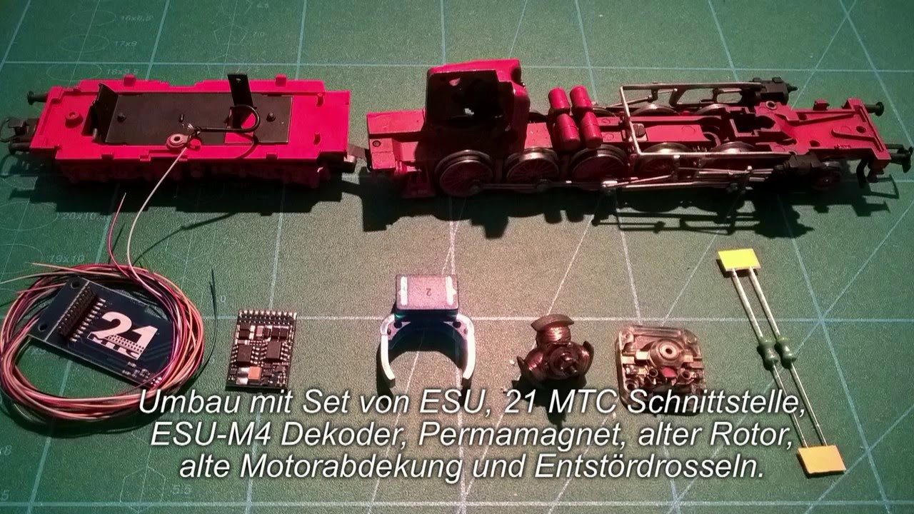M&auml;rklin 3084 BR 50 Umbau mit ESU 64635 LokPilot Digitalset 21MTC