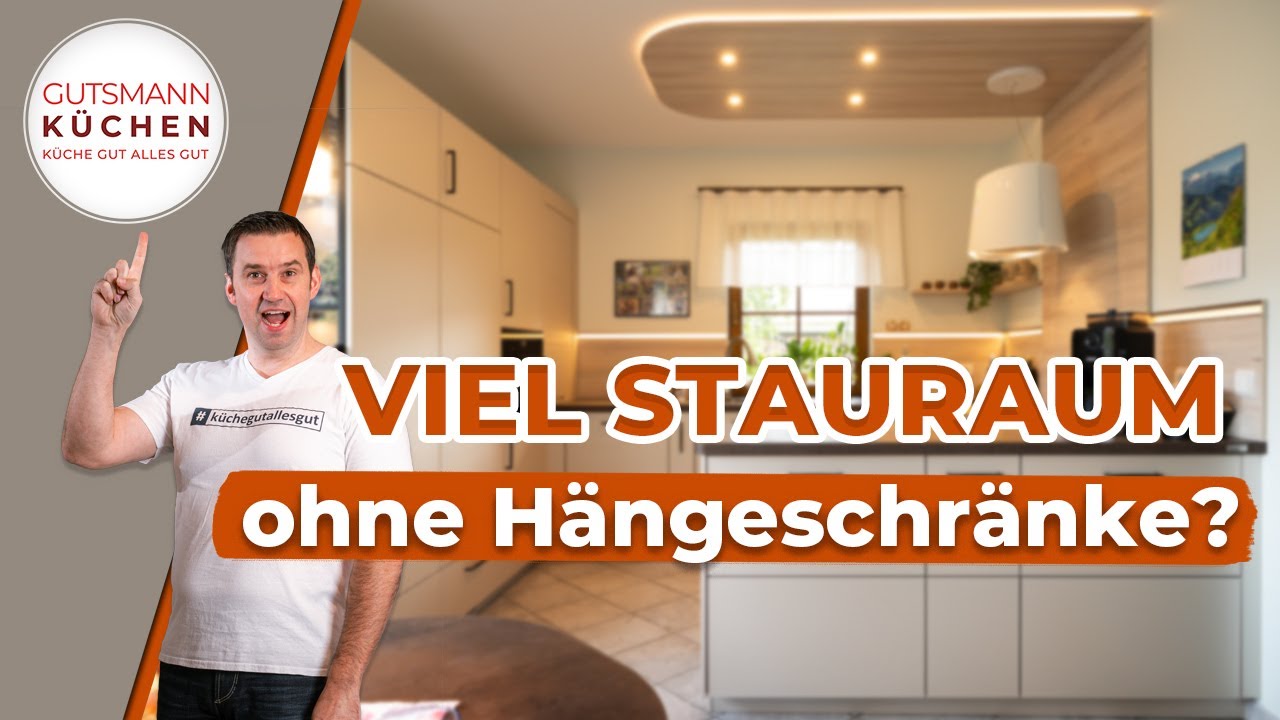 Unglaublich viel Stauraum – trotz Küche ohne Hängeschränke!