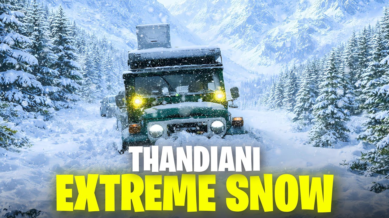 THANDIANI EXTREME SNOW EXPEDITION | HEAVY SNOWFALL IN GALIYAT | 4X4 WINTER TEST @OffroadTitans