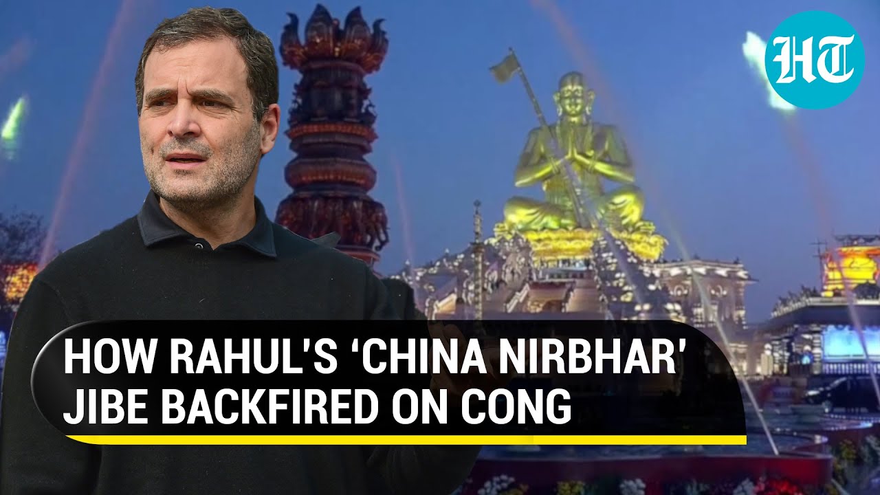 Modi Minister schools Rahul Gandhi on Statue of Equality; ‘Atmanirbhar not China Nirbhar’