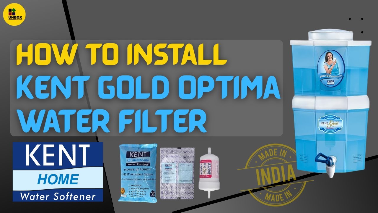 How to install Kent gold optima water filter | how to detach uf membrane Kent gold water filter 2025