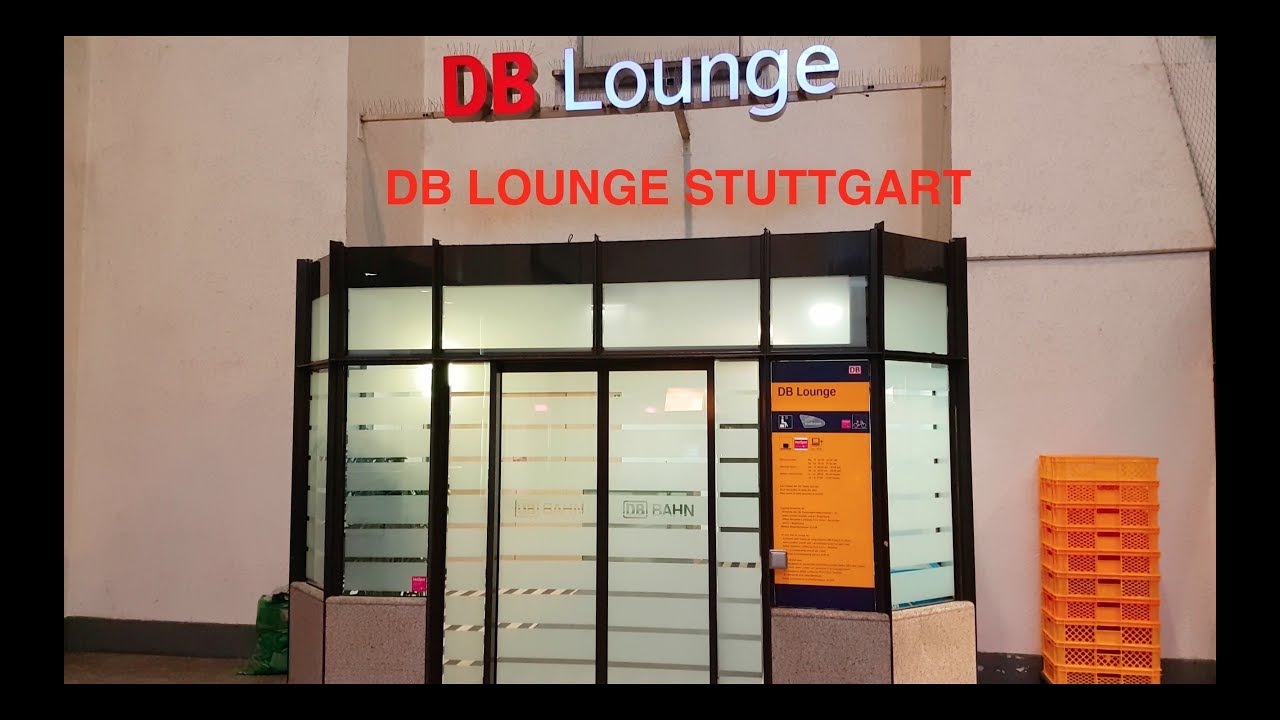 DB LOUNGE STUTTGART DEUTSCHE BAHN 1. CLASS REVIEW [4K] [HD]