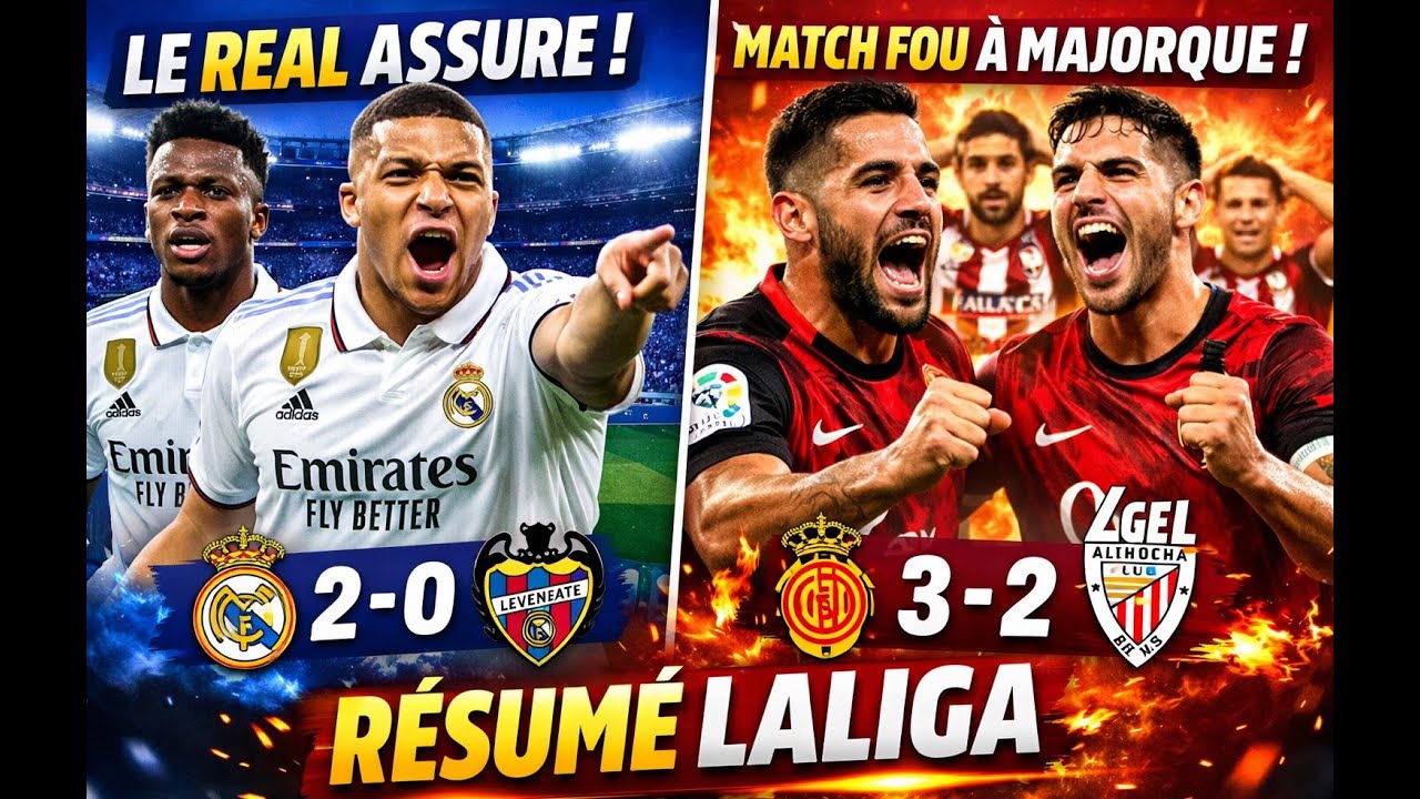 REAL MADRID ASSURE 😤  FESTIVAL DE BUTS À MAJORQUE 😱🔥 RÉSUMÉS LALIGA 