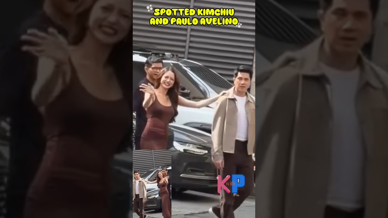 SPOTTED KIM CHIU AND PAULO AVELINO #kimpau #kimchiu #pauloavelino #couple #thealibi #shorts #viral