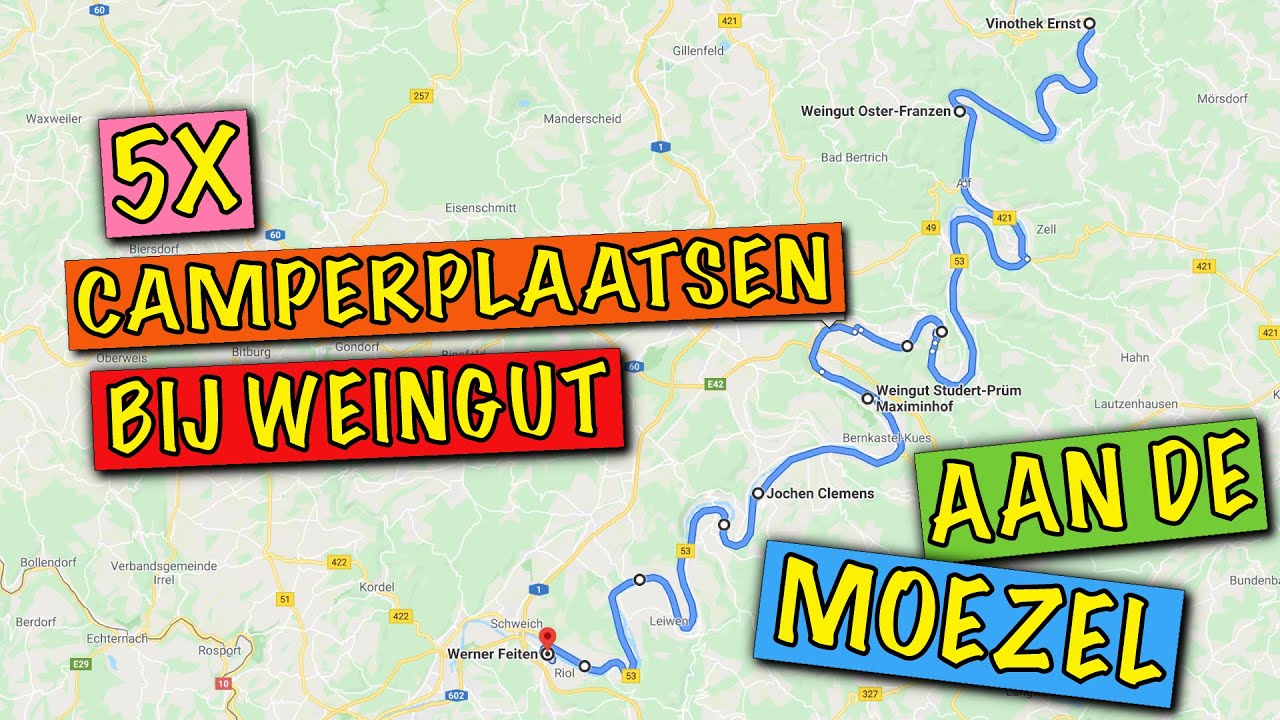 Wij bekeken VIJF camperplaatsen bij een WEINGUT aan de MOEZEL - Campingtrend