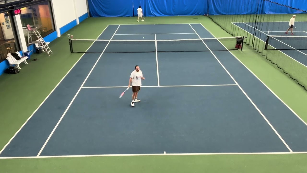 3-set thriller between big servers Jigga and Elie… first 3 games with play by play!