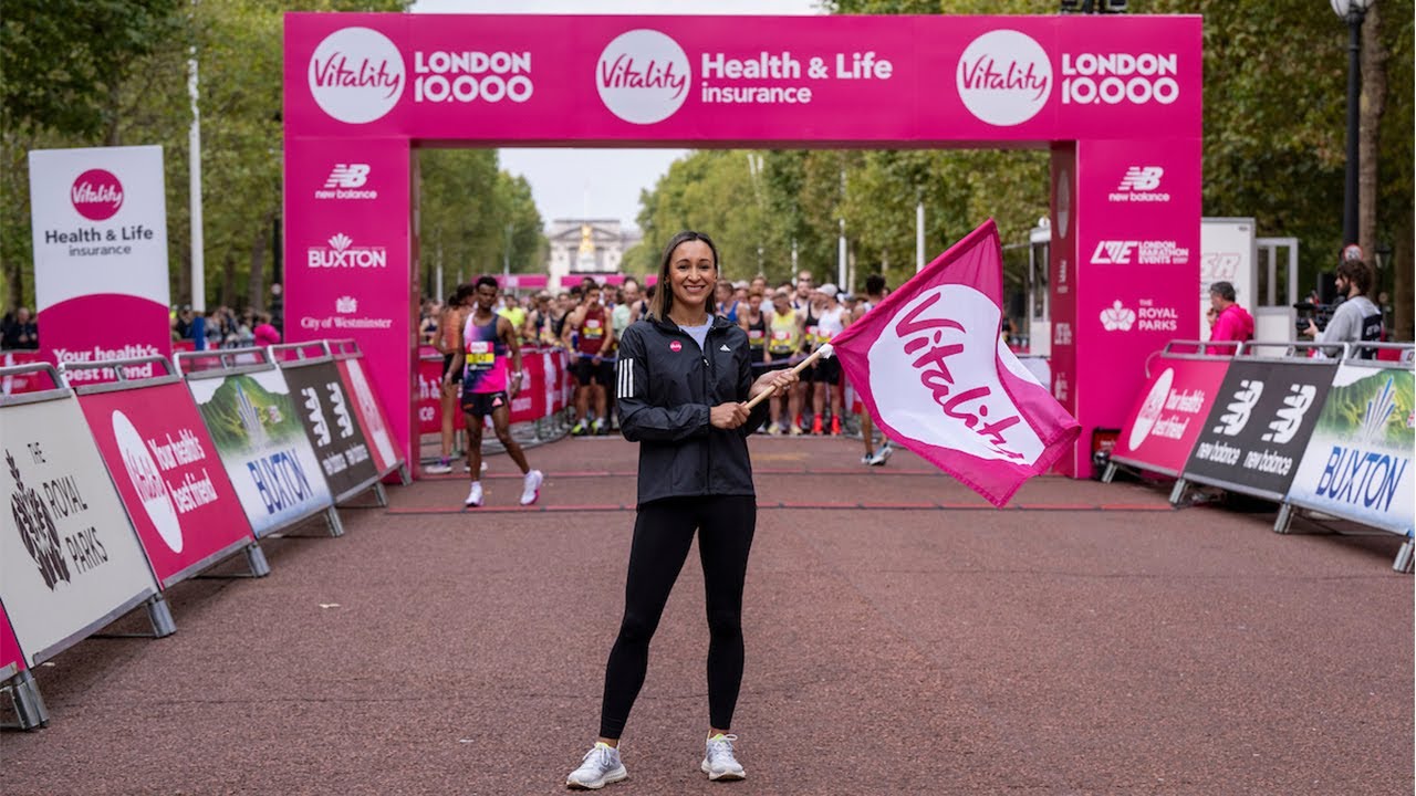 Dame Jessica Ennis-Hill at the Vitality London 10,000