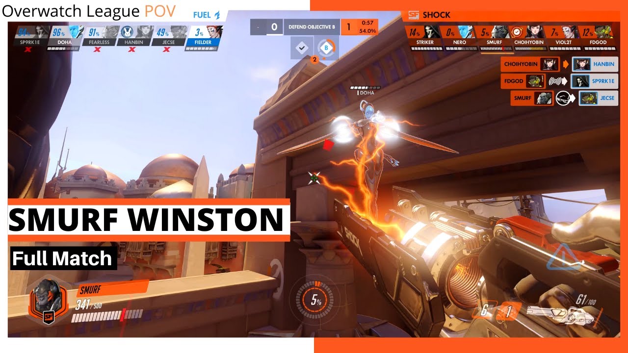 SMURF WINSTON POV | Dallas Fuel vs San Francisco Shock | OWL Season 2021 June Joust Qualifiers