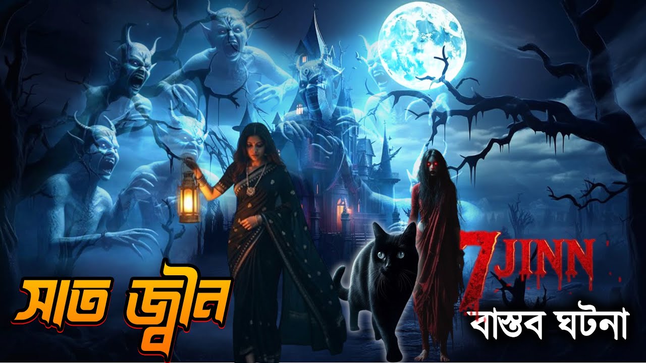 সত্য ঘটনা। সাত জ্বীন। গোপন ছায়ার ফিসফিসানি, এক ভয়ানক জ্বীনের ভৌতিক গল্প। ভৌতিক আসর