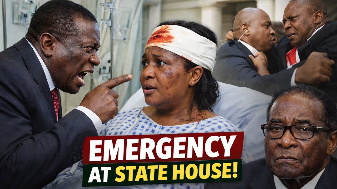 EMERGENCY AT STATE HOUSE: Zimbabwe’s First Lady Hospitalized After Violent Confrontation with Pres..