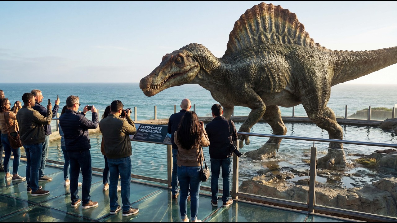 【AI Adventure】 Realistic Dinosaur Park Tour 2026 | Life Size T-Rex & Jurassic Experience in 4K