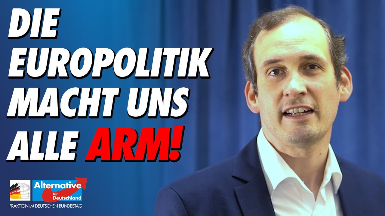 Die Europolitik macht uns alle arm! - Norbert Kleinw&auml;chter, AfD
