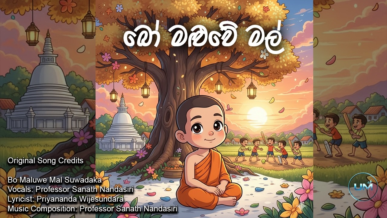 Bo Maluwe (බෝ මළුවේ) - Soulful Temple Remix | Prof. Sanath Nandasiri | Animated Tribute