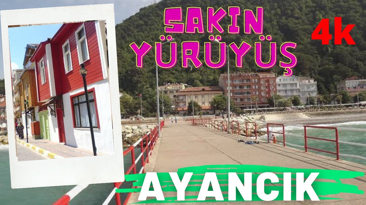 🇹🇷Sinop/Ayancık Gezi Vlog 4k/ Ayancık Relax Walking in Turkey
