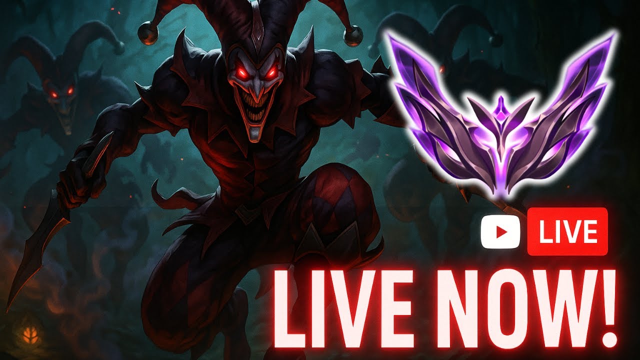 🎭 From Fresh to MASTER – Shaco Jungle Carry! 🏆 (LIVE STREAM)