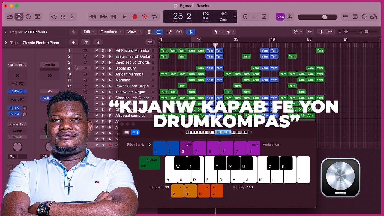 KIJAN POU FÈ YON DRUM KONPA AYISYEN | Make Modern Zouk Kompa Beat 2024