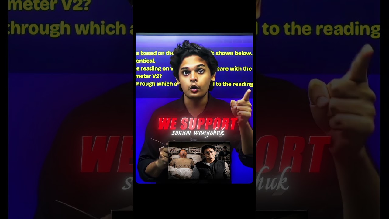 We Support Sonam Wangchuk ❤️&zwj;🩹||Prashant Kirad #shorts #ytshorts #class10 #shortsviral #boardexam