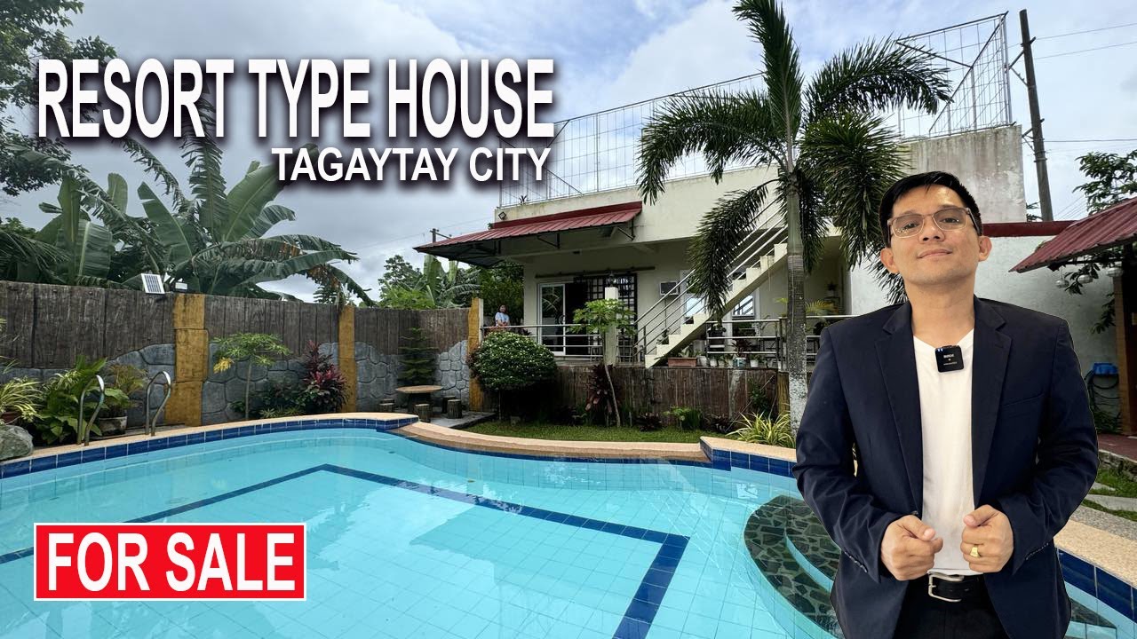 RESORT TYPE HOUSE TAGAYTAY WITH INCOME AND A POOL | HOUSE TOUR C47 #housetourtagaytay
