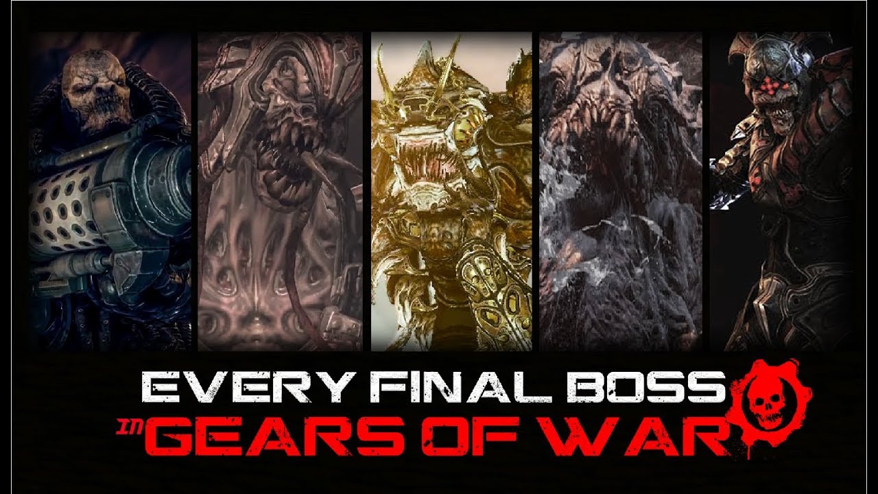 FINAL BOSS in EVERY GEARS OF WAR GAME 1-5 | 2006-2019 | Boss Battle Gameplay