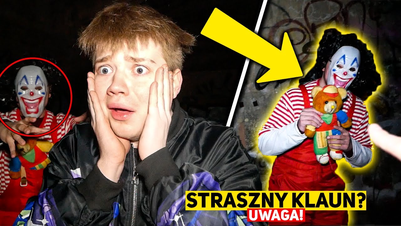 STRASZNY KLAUN GONIŁ MNIE W OPUSZCZONEJ FABRYCE! (PORWAŁ MOJEGO ZNAJOMEGO!!!)