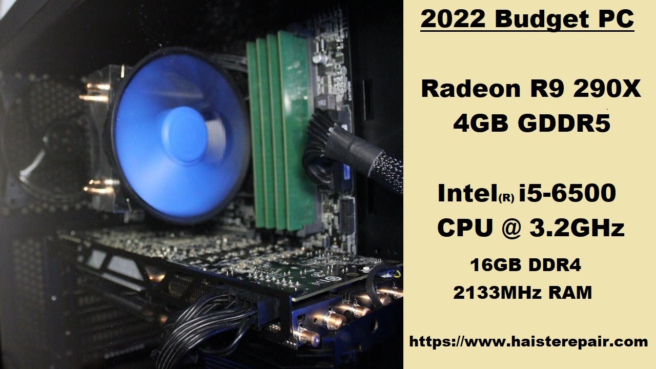 Radeon R9 290X & i5-6500 Gaming Test in 2022 [Budget Series E:33]