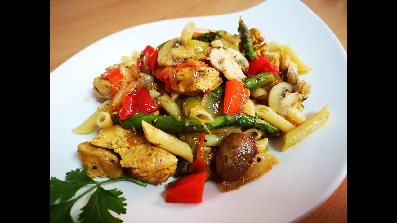 Como hacer Macarrones con Pollo y Verduras | #145 #macarrones #pasta #pollo #cocinafácil