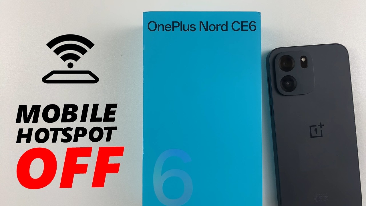 Как выключить мобильную точку доступа на OnePlus Nord CE 6 5G