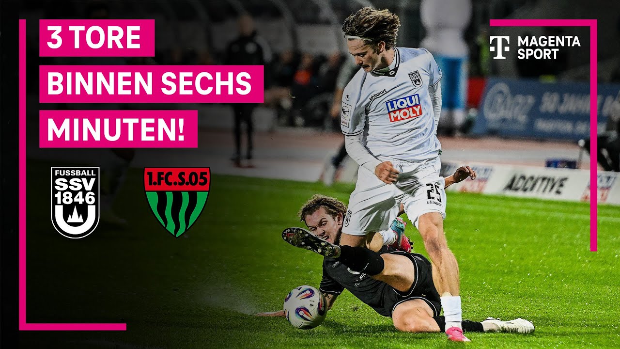 SSV Ulm 1846 - 1. FC Schweinfurt 05, Highlights mit Live-Kommentar | 3. Liga | MAGENTA SPORT