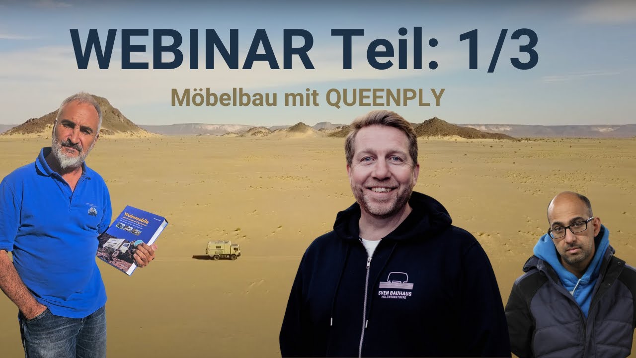 Experten-Webinar: M&ouml;belbau mit #queenply - Teil 1/3