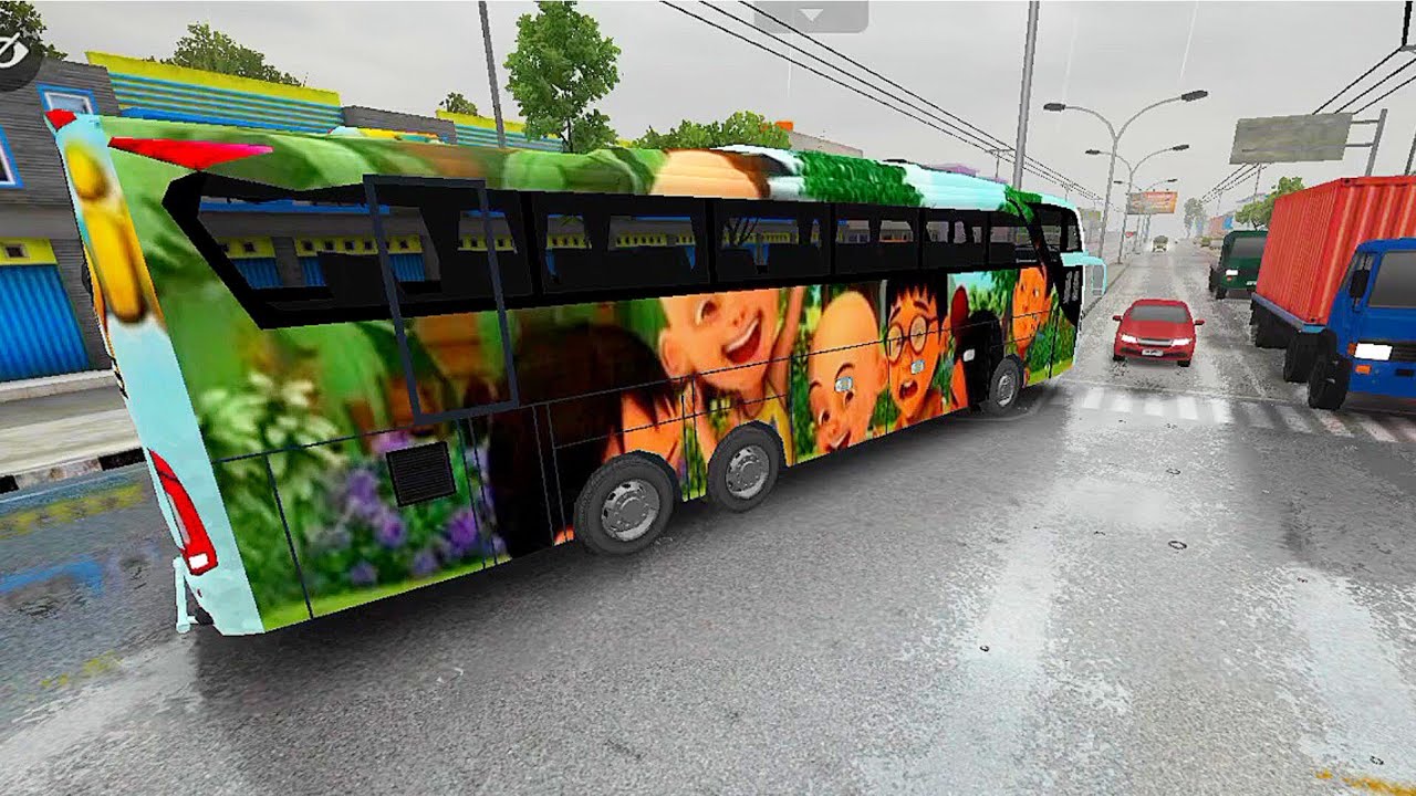 🔴Bus upin ipin di dunia simulator indonesia