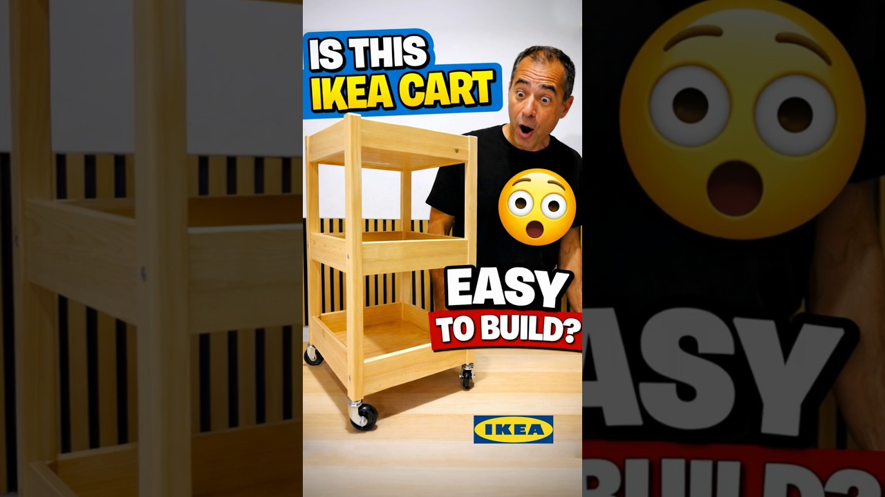 IKEA заявила, что эту тележку легко собрать (LOSHULT) #тележка #ikea #сборкаikea #товарыikea