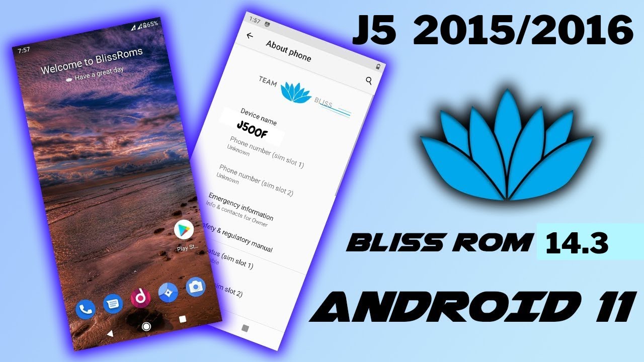 J5 2015/2016 Bliss Rom 14.3 Android 11